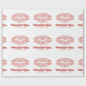 ワールラッピングキス紙 ラッピングペーパー (フラット)