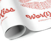 ワールラッピングキス紙 ラッピングペーパー (ロールコーナー)