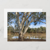 ワーレゴの銀行で シーズンポストカード (正面/裏面)