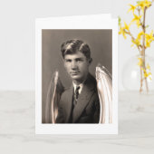 ワーレンのクラスの写真 カード (黄色い花)