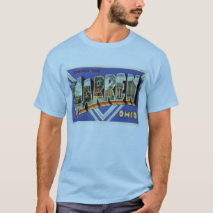 ワーレンオハイオ州の30年代のヴィンテージからの挨拶 Tシャツ