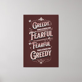 ワーレンビュッフェ引用文 キャンバスプリント