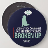 ワーレン2020年-ベイリー-大きい技術を分割して下さい 缶バッジ (正面&裏面)