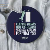 ワーレン2020年-ベイリー-彼女はそれのための計画を有しますも 缶バッジ (インサイチュ)