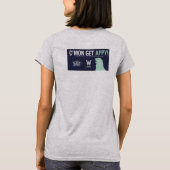 ワーレン2020年-毛皮で覆われているベイリー- Sheppard Tシャツ (裏面)