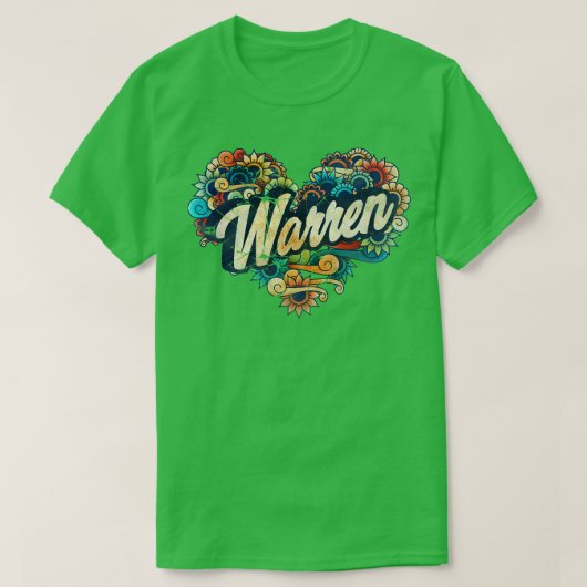 ワーレン Tシャツ (デザイン正面)