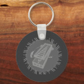 ワーワーペダルグレー キーホルダー (正面)