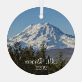 ワ威厳のあるー・レイニエ山 ガラスオーナメント (裏面)