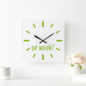 ワ得サビ？ スクエア壁時計 (ホーム)