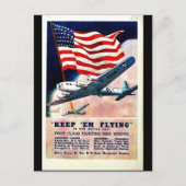 ワ飛んでいるイ1 ポストカード (正面)