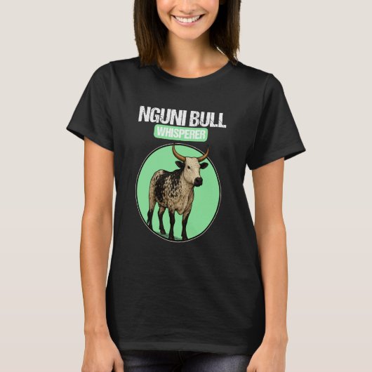 ングニ牛 ングニ雄牛 Tシャツ (正面)