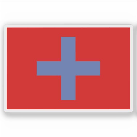 ンドンゴ王国の国旗（アンゴラ） シール (正面)