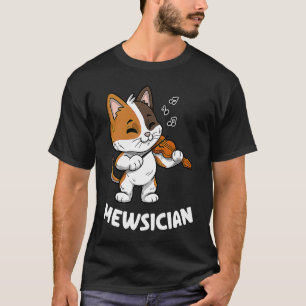 ヴァイオリニスト 猫 音楽家 Tシャツ