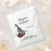 ヴァイオリンありがとう フェイバーバッグ (クリップ留めされた状態)