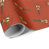 ヴァイオリンおもしろいかわいい ラッピングペーパー (ロールコーナー)