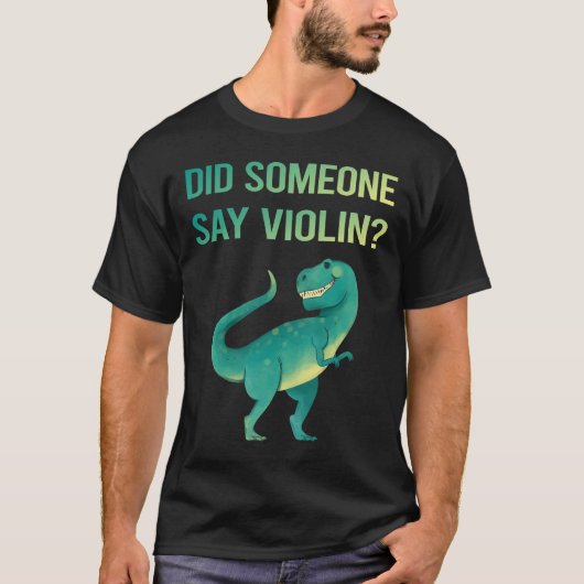 ヴァイオリンが好きな人 Tシャツ (正面)