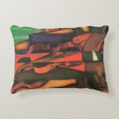 ヴァイオリンとギターby Juan Gris, Cubism Artヴィンテージ アクセントクッション (正面)