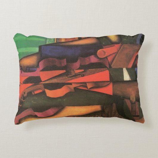 ヴァイオリンとギターby Juan Gris, Cubism Artヴィンテージ アクセントクッション (正面)