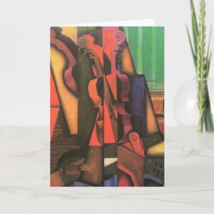 ヴァイオリンとギターby Juan Gris, Cubism Artヴィンテージ カード