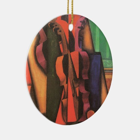 ヴァイオリンとギターby Juan Gris, Cubism Artヴィンテージ セラミックオーナメント (右)