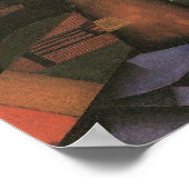 ヴァイオリンとギターby Juan Gris, Cubism Artヴィンテージ ポスター (角)