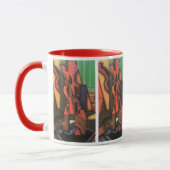 ヴァイオリンとギターby Juan Gris, Cubism Artヴィンテージ マグカップ (左)