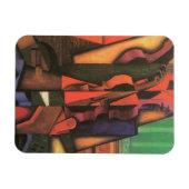 ヴァイオリンとギターby Juan Gris, Cubism Artヴィンテージ マグネット (横)