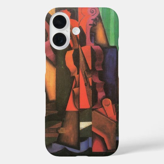 ヴァイオリンとギターby Juan Gris, Cubism Artヴィンテージ Case-Mate iPhoneケース (裏面)