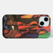 ヴァイオリンとギターby Juan Gris, Cubism Artヴィンテージ Case-Mate iPhoneケース (裏面 (横))