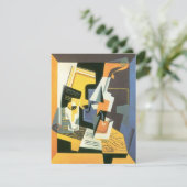 ヴァイオリンとグラスbyフアン・グリス,ヴィンテージ・キュービズム (スタンド正面)