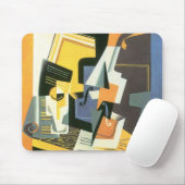 ヴァイオリンとグラスbyフアン・グリス,ヴィンテージ・キュービズム マウスパッド (マウス)