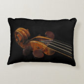 ヴァイオリンのスクロールアクセント枕 アクセントクッション (裏面)