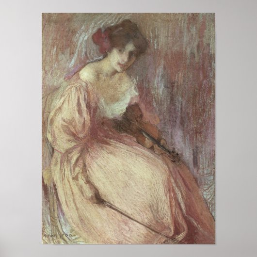 ヴァイオリンの若者 ポスター (正面)