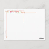 ヴァイオリンを使ったクリスマスエンジェル ポストカード (裏面)