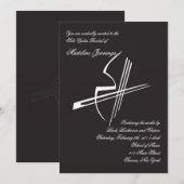 ヴァイオリンインプレッションのリサイタル招待状 招待状 (正面/裏面)