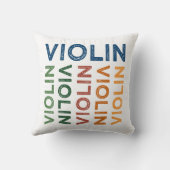 ヴァイオリンカラフルかわいい クッション (裏面)