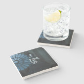 ヴァイオリンビクトリアンダークファンタジーを持つゴシック色の少女 ストーンコースター (横)