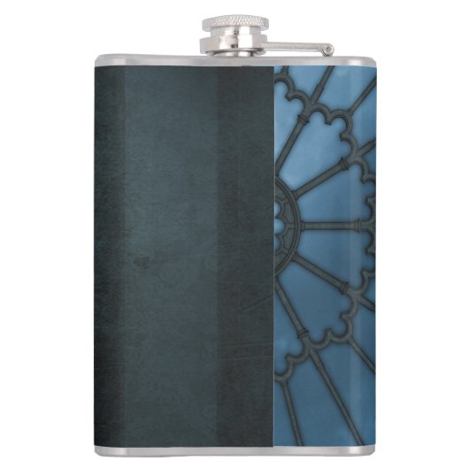 ヴァイオリンビクトリアンダークファンタジーを持つゴシック色の少女 フラスク (裏面)