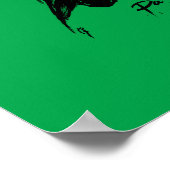 ヴァイオリンポスター付きパガニーニ11"x14" ポスター (角)