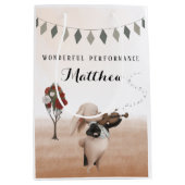 ヴァイオリンワンダフル演奏抱き枕 ミディアムペーパーバッグ (正面)