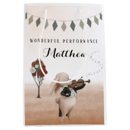 ヴァイオリンワンダフル演奏抱き枕 ミディアムペーパーバッグ