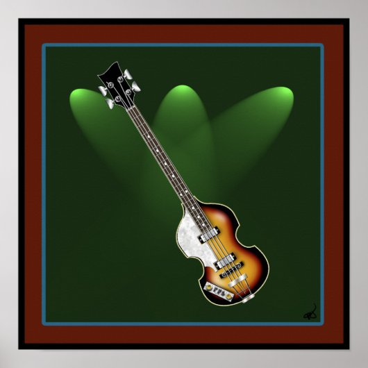 ヴァイオリン低音ポスター ポスター (正面)