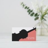 ヴァイオリン先生プレイヤーミュージックスタジオミュージシャン 名刺 (スタンド正面)