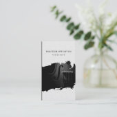 ヴァイオリン奏者ヴァイオリン音楽ミュージシャン 名刺 (スタンド正面)