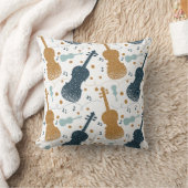 ヴァイオリン弦楽器楽団 クッション (ブランケット)