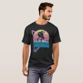 ヴァイオリン忍者ヴァイオリン楽器 Tシャツ (正面フル)