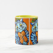 ヴァイオリン猫byルイワーインカップ マグカップ (中央)