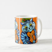 ヴァイオリン猫byルイワーインカップ マグカップ (正面右)