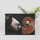 ヴァイオリン発表会招待状 招待状 (スタンド正面)