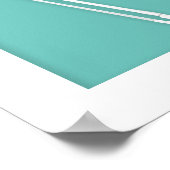 ヴァイオリン紙切り出しイリュージョン(Mozartini Aqua) ポスター (角)